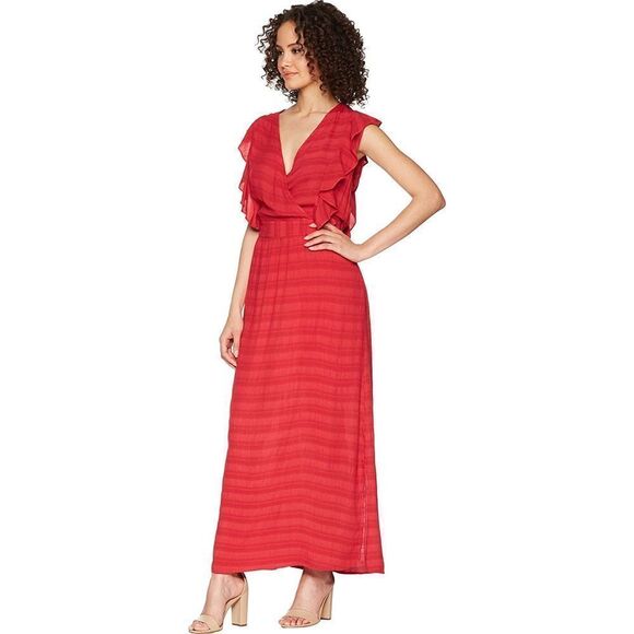 New. Michael Stars Flutter-Sleeve Maxi Dress - Picture 2 of 10